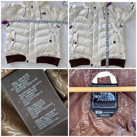 Women’s THE NORTH FACE 600 fill down Parka Arctic Bomber‎ Jacket size small - Picture 12 of 17